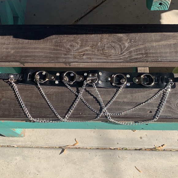 NWT Women's Body Chain Gothic Punk Waist Belt - Picture 3 of 12